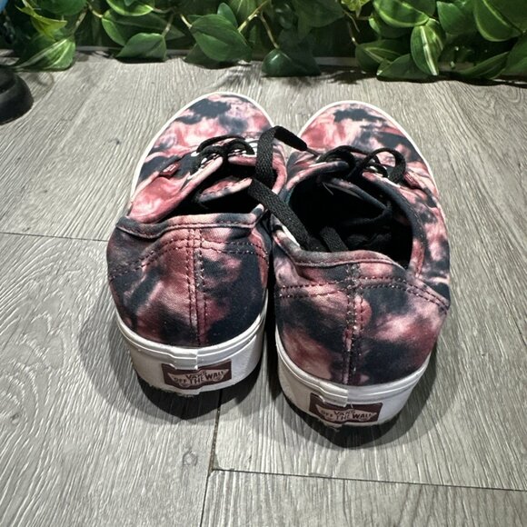 Vans Comfycush Authentic Tie Dye Purple Pink Women Size 6 Shoes - Picture 5 of 8